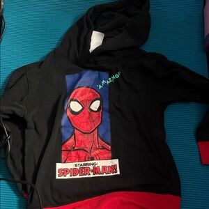 Marvel Spider-Man Hoodie - Black, Red, and Blue